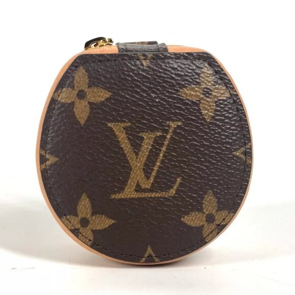 LOUIS VUITTON Monogram Etui-Earphone Airpods Bag Charm case - Picture 1 of 12
